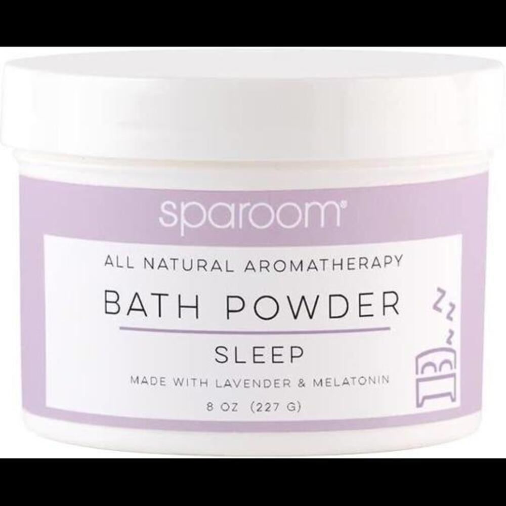 SpaRoom All Natural Aromatherapy Bath Powder for Sleep w/ Lavender and Melotonin